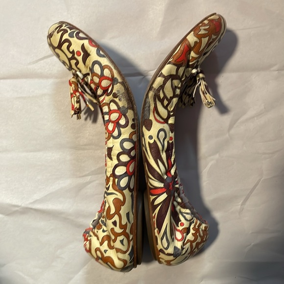 Emilio Pucci Leather Ballet Flats Classic Print - Picture 13 of 15